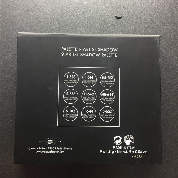 Makeup forever palette 9 artists shadows eyeshadow - Picture 3 of 3